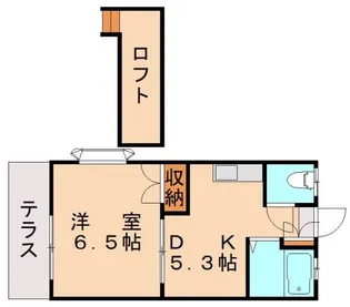 福岡県北九州市八幡西区浅川台3丁目【アパート】の間取り