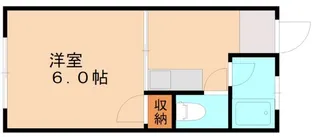 コーポニュー日吉【202号室】の間取り