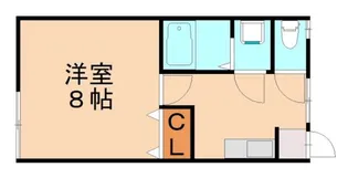 福岡県北九州市八幡西区木屋瀬4丁目【アパート】の間取り