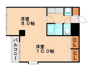 ダイナコートヒルズ折尾【3階】の間取り