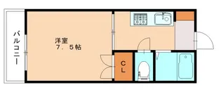 福岡県北九州市八幡西区南八千代町【アパート】の間取り