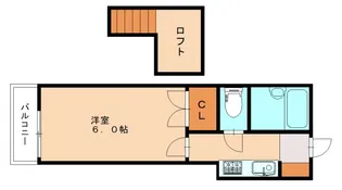 福岡県北九州市八幡西区鷹の巣3丁目【アパート】の間取り