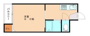 サンハイツニュー日吉【301号室】の間取り