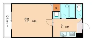 スタディしのはら【506号室】の間取り