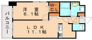 福岡県北九州市八幡西区西折尾町【マンション】の間取り