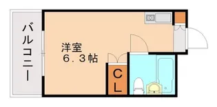 黒崎スカイマンション【4階】の間取り