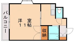 福岡県北九州市八幡西区折尾4丁目【マンション】の間取り