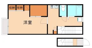 福岡県遠賀郡水巻町猪熊4丁目【アパート】の間取り