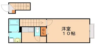 福岡県北九州市八幡西区木屋瀬3丁目【アパート】の間取り