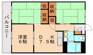 福岡県北九州市八幡西区御開3丁目【マンション】の間取り