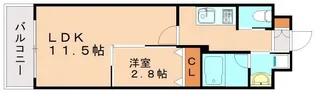 コンダクトレジデンスDaizen【7階】の間取り
