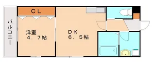 maisondelagrue折尾【1階】の間取り