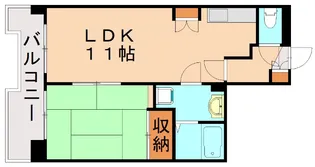 福岡県北九州市八幡西区皇后崎町【マンション】の間取り