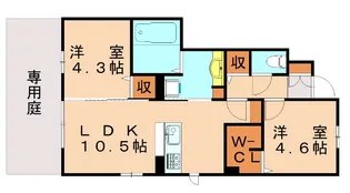 Arietta【1階】の間取り
