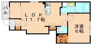 K-BLD No.20【1階】の間取り