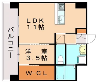 Belle Neige【606号室】の間取り