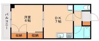 サンリバー葉山【1階】の間取り