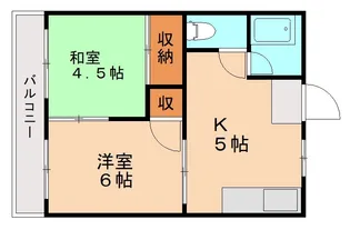 青雲荘【101号室】の間取り