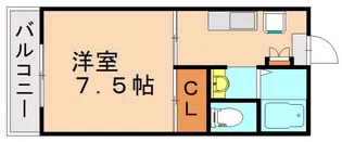 SQUARE’90【102号室】の間取り