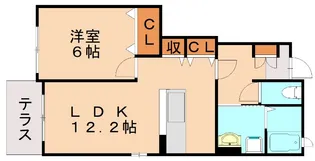 プレイン・コートSⅠ【1階】の間取り