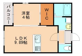 BRAVE BASE 遠賀 North【106号室】の間取り