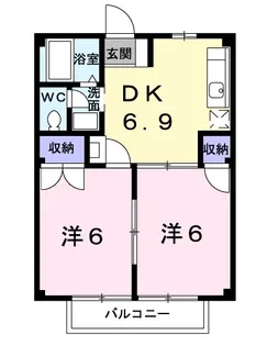 アーバンヒルズ【1階】の間取り