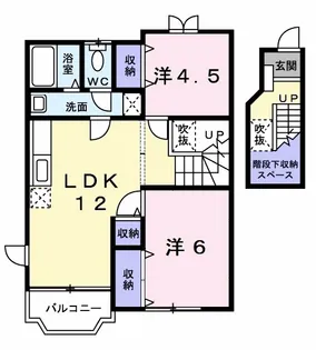 エヌズ・丸ノ内【2階】の間取り