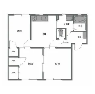 プラゾオリジン【B101号室】の間取り