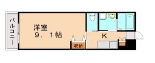 グレースコート陣原【1階】の間取り