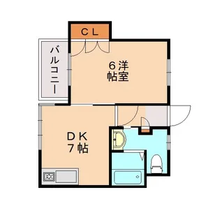 オーシャンテラス夏井ヶ浜【1階】の間取り