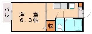 ボンシャンス本城【2階】の間取り
