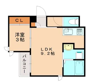 Regalest ラフィエ【3階】の間取り