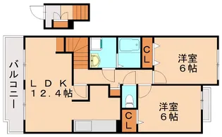 フィオーレ【2階】の間取り