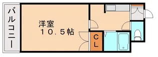 ダイナコートピア黒崎【702号室】の間取り