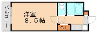 コンドミニアム青山【3階】の間取り