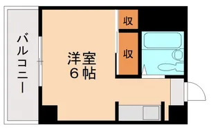 ネクスト西折尾【605号室】の間取り