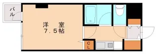 ダイナコートヒルズ折尾【305号室】の間取り