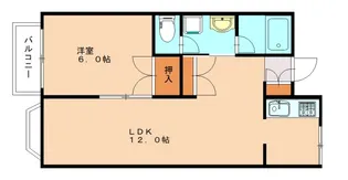メゾン21かわなみ【202号室】の間取り