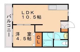 カレッジライフイシモト【305号室】の間取り