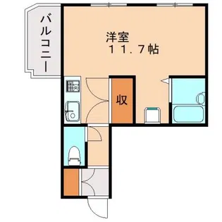 THE SQUARE・Orio Residence【5階】の間取り