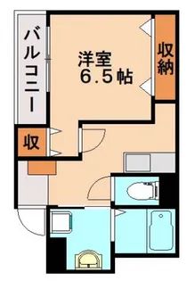 カサブランカ【2階】の間取り