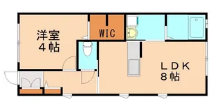 クレストヴィラ弐番館【2階】の間取り