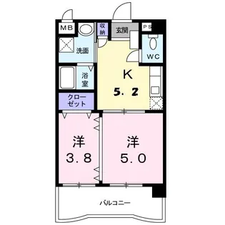 フリーアメニティAOYAMA【3階】の間取り