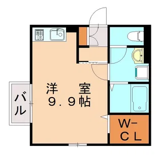 トレス中間参番館【2階】の間取り