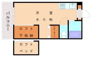 福岡県福岡市東区奈多3丁目【アパート】の間取り