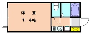 センターホース和白丘【208号室】の間取り