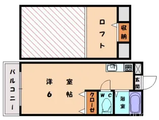 福岡県糟屋郡新宮町美咲2丁目【アパート】の間取り