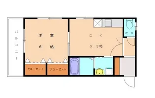 リブレア香住ヶ丘【101号室】の間取り