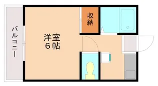 アメニティ水谷【202号室】の間取り