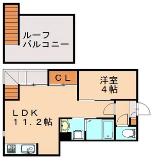 GRANDTIC RESIDENCE香椎【201号室】の間取り